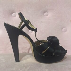 Coach Black and Gold Heels